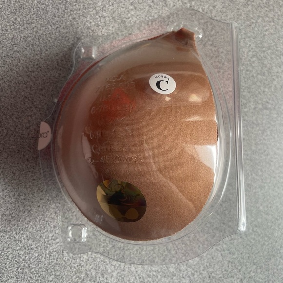 NuBra Tan Seamless Strapless Backless Bra Size C - Picture 4 of 11